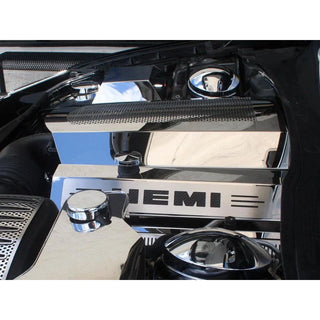 American Car Craft Perforated Illuminated Plenum Cover: Dodge Charger / Chrysler 300 5.7L 2009 - 2024