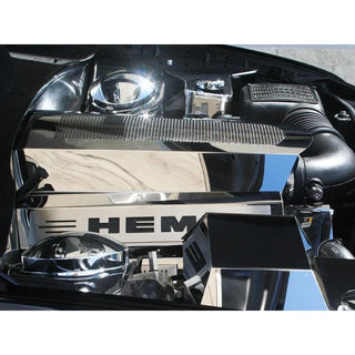 American Car Craft Perforated Illuminated Plenum Cover: Dodge Charger / Chrysler 300 5.7L 2009 - 2024