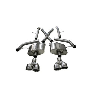 Corsa Xtreme Cat-Back Exhaust System (Polished Tips): Jeep Grand Cherokee 6.2L Trackhawk 2018 - 2021