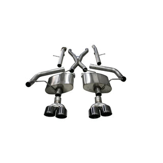 Corsa Xtreme Cat-Back Exhaust System (Black Tips): Jeep Grand Cherokee 6.2L Trackhawk 2018 - 2021