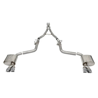 Corsa Xtreme Cat-Back Exhaust System (Polished Tips): Dodge Challenger 6.4L 392 & 6.2L Hellcat 2015 - 2023