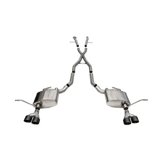 Corsa Xtreme Cat-Back Exhaust System (Black Tips): Jeep Grand Cherokee 5.7L Hemi 2014 - 2021 (Summit Models ONLY)