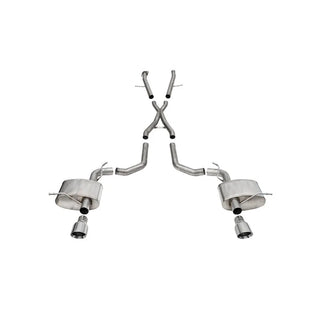 Corsa Xtreme Cat-Back Exhaust System (Polished Tips): Dodge Durango 6.4L 392 SRT 2018 - 2025