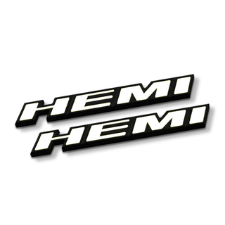 American Brother Designs HEMI Exterior Badges (PAIR): Dodge Challenger 2015 - 2023