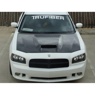 TruCarbon A23 Carbon Fiber Hood: Dodge Charger 2005 - 2010