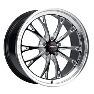 Weld Belmont / Gloss Black Milled | 17x10 | 5x115 | +30mm - Beadlock