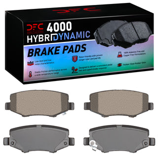 DFC 4000 HybriDynamic Brake Pads (REAR): Jeep Wrangler 2007-2018 3.6L / 3.8L V6