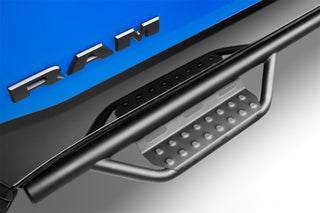N-Fab RS Nerf Step Hoop Design Cab Length (LH): Fits Ram 1500 2019-2026 6.2L/5.7L - Tex. Black