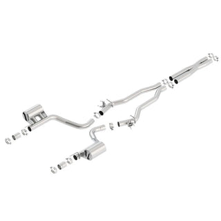 Borla ATAK  Cat-Back Exhaust System (Reuses OEM Tips): Dodge Charger 6.2L Hellcat 2015 - 2023