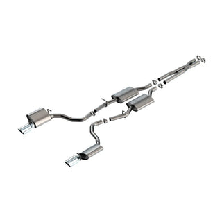 Borla ATAK Cat-Back Exhaust System (Polished Tips): Dodge Charger 3.6L V6 2019 - 2023