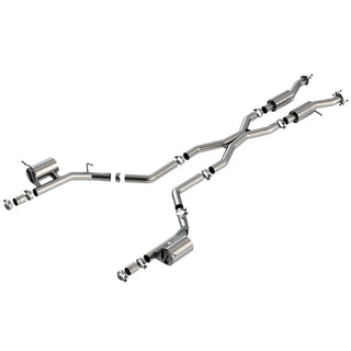 Borla ATAK Cat-Back Exhaust System (Reuses OEM Tips): Dodge Durango 6.2L Hellcat 2021 - 2025
