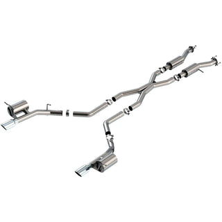 Borla S-Type Cat-Back Exhaust System (Polished Tips): Dodge Durango 6.2L Hellcat 2021 - 2025