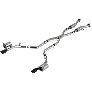 Borla S-Type Cat-Back Exhaust System (Black Tips): Dodge Durango 6.2L Hellcat 2021 - 2025