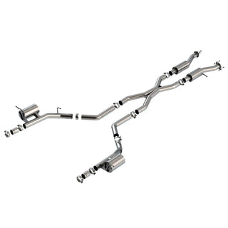 Borla S-Type Cat-Back Exhaust System (Reuses OEM Tips): Dodge Durango 6.2L Hellcat 2021 - 2025