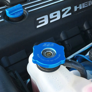 American Brother Designs Radiator Cap Cover: 300, Challenger, Charger & Magnum 2005 - 2014
