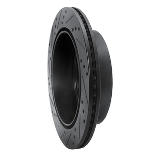 DFC 03-03 Dodge Durango Rear Right Drilled & Slotted Black Brake Rotor