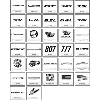 American Brother Designs Washer Fluid Cap Cover: 300, Challenger, Charger & Magnum 2005 - 2014