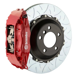 Brembo Cast 2-Piece 355x32mm Slotted Rotor and 4-Piston Brake Kit (FRONT): Dodge Magnum (2005-2008) - Red
