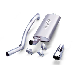 Borla Touring Cat-Back Exhaust System (Polished Tip): Jeep Wrangler 1997 - 1999 (2.5L & 4.0L)