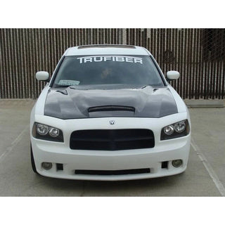 TruCarbon A9 Carbon Fiber Hood: Dodge Charger 2006 - 2010