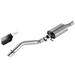 Borla S-Type Climber Cat-Back Exhaust System (Turn Down Exit): Jeep Wrangler JL 2.0L Turbo 2018 - 2023