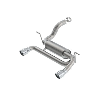 Borla ATAK Axle-Back Exhaust System (Polished Tips): Jeep Wrangler JL 2.0L Turbo 2018 - 2023