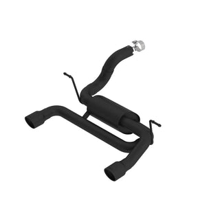 Borla S-Type Axle-Back Exhaust System (Black Tips): Jeep Wrangler JL 2.0L Turbo 2018 - 2023