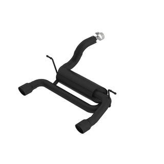 Borla Touring Axle-Back Exhaust System (Black): Jeep Wrangler JL 2.0L Turbo 2018 - 2023