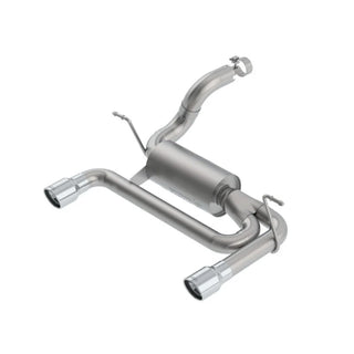 Borla ATAK Axle-Back Exhaust System (Polished Tips): Jeep Wrangler JL 3.6L V6 2018 - 2025