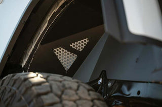 DV8 Offroad Rear Inner Fenders Aluminum (REAR): Jeep Wrangler JL 2018-2026 2.0L/3.6L