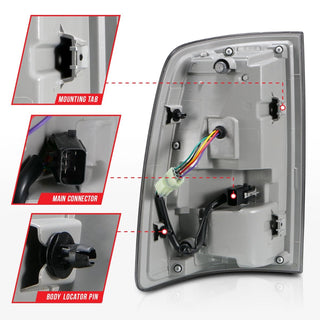 ANZO LED Tail Lights (Smoke): Dodge Ram 2009 - 2018 (1500, 2500, 3500)