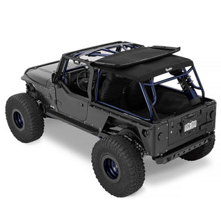Bestop Trektop Soft Top Premium Black Twill (F&R): Jeep Wrangler TJ 2004-2006 4.0L I6