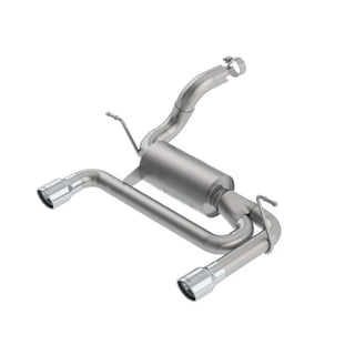 Borla S-Type Axle-Back Exhaust System (Polished Tips): Jeep Wrangler JL 3.6L V6 2018 - 2025