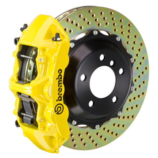 Brembo GT 6-Piston Front Big Brake Kit (Yellow, Drilled, 14"): Dodge Viper 1992 - 2002