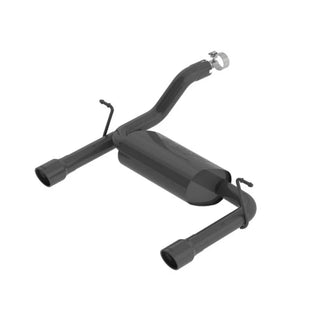 Borla Touring Axle-Back Exhaust System (Black): Jeep Wrangler JL 3.6L V6 2018 - 2025