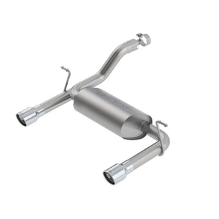 Borla Touring Axle-Back Exhaust System (Polished Tips): Jeep Wrangler JL 3.6L V6 2018 - 2025