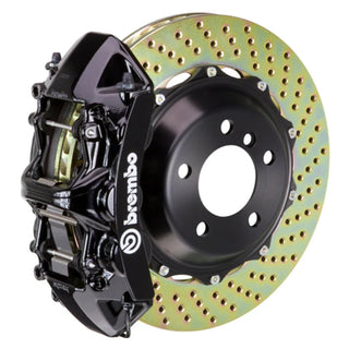 Brembo GT 6-Piston Front Big Brake Kit (Black, Drilled, 14"): Dodge Viper 1992 - 2002