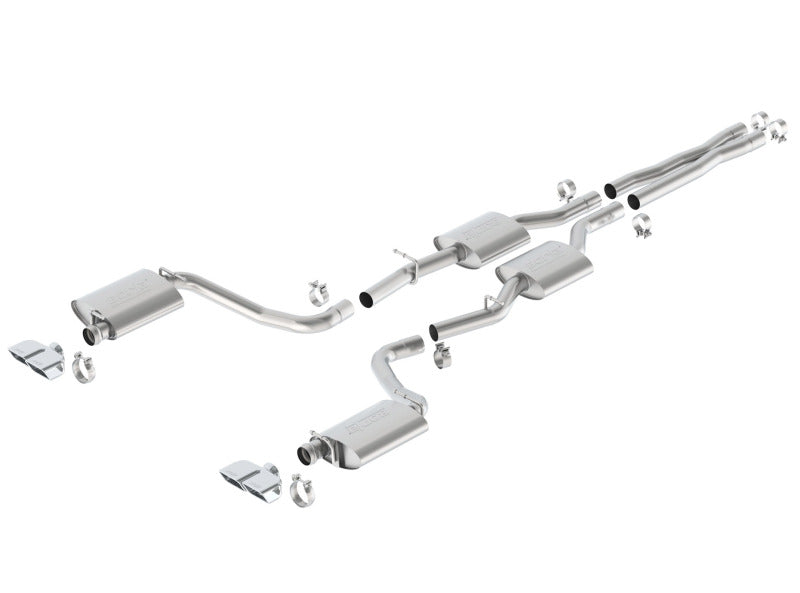 Borla S-Type Cat-Back Exhaust System: Dodge Challenger 5.7L Hemi 2015 - 2023