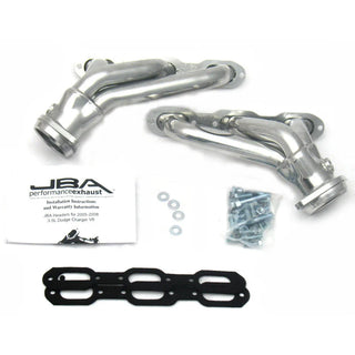 JBA Shorty Headers (Silver Ceramic): 300 / Challenger / Charger / Magnum 3.5L V6 2005 - 2010