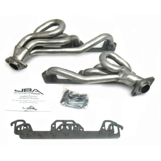 JBA Shorty Headers (Raw Finish): Dodge Dakota (96-03) / Durango (98-03) / Ram (96-01) 5.2L & 5.9L V8