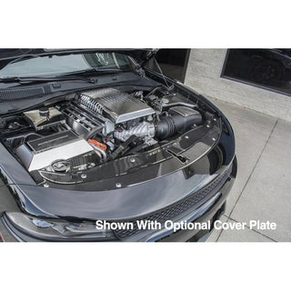 American Car Craft Polished Fuse Box Cover and Optional Top Plate: Dodge Challenger 6.2L SRT Hellcat 2015 - 2023
