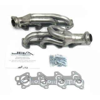 JBA Shorty Headers (Raw Finish): Dodge Dakota & Ram 4.7L V8 2004 - 2007