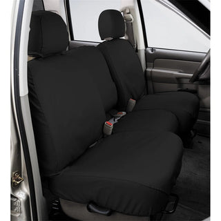 Covercraft Polycotton SeatSaver Custom Front Row Seat Covers (FRONT): Ram 2500 / 3500 2019-2024 - Charcoal