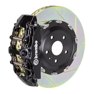 Brembo GT 6-Piston Front Big Brake Kit (Black, T1 Slotted, 365mm): Jeep Wrangler JK 2007 - 2018