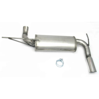 JBA Axle-Back Exhaust System (Single Rear Exit, 409 Stainless Steel): Jeep Wrangler JK 2007 - 2018 (3.6L & 3.8L V6)
