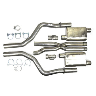 JBA Cat-Back Exhaust System: Dodge Challenger 2015 - 2023 (6.4L 392 & 6.2L Hellcat)