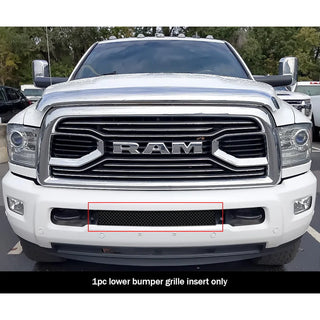 APS Black Stainless Lower Mesh Grille: Ram 2500 & 3500 2010 - 2018