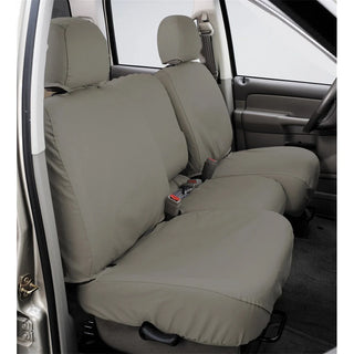 Covercraft Polycotton SeatSaver Custom Front Row Seat Covers (FRONT): Ram 1500 / 2500 / 3500 2014-2018 - Misty Gray