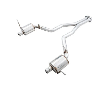 AWE Touring Edition Cat-Back Exhaust (Reuses OEM Tips): Jeep Grand Cherokee 6.4L SRT & 6.2L Trackhawk 2012 - 2021