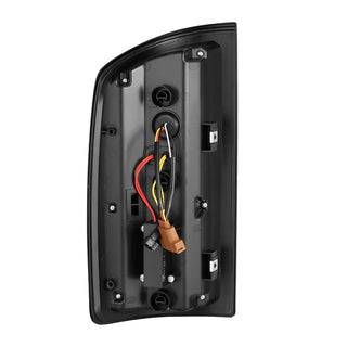 AlphaRex LUXX LED Tail Lights (Black/Red): Dodge Ram 1500 (07-08) & 3500 (07-09)